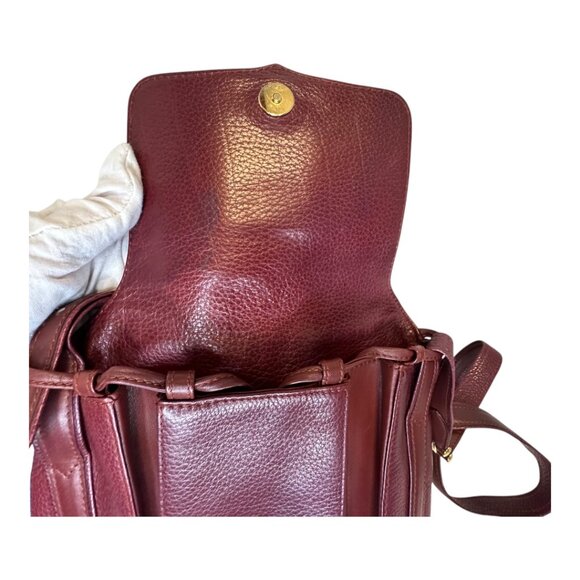 CARTIER Must Line Shoulder Bag Bordeaux leather Women - Picture 7 of 9